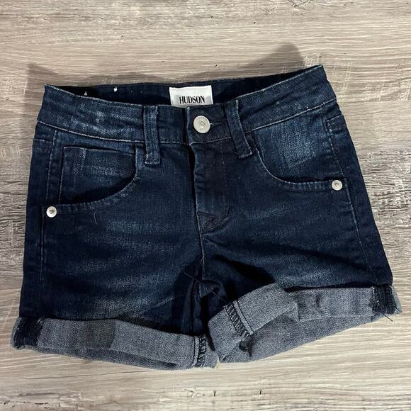 Hudson Girls Denim Blue Shorts Size 7 - Picture 1 of 8